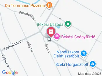 Békési Uszoda Békés a térképen