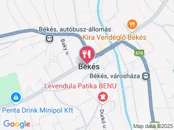 Békési Pálinka Centrum Békés a térképen