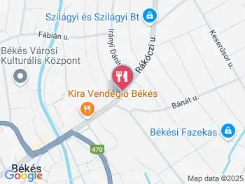 Extra Pékség Békés a térképen