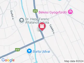 Iskolamúzeum Békés a térképen