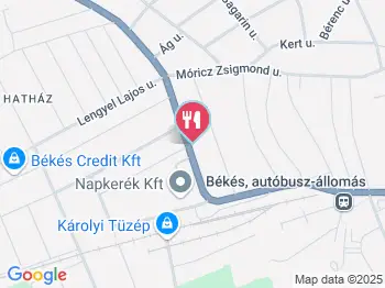 Kira Vendéglő Békés a térképen