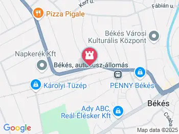 Királyok kapuja Békés a térképen