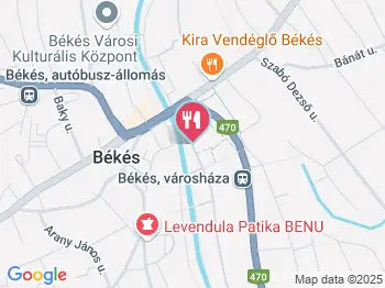 Piaci Falatozó Békés a térképen