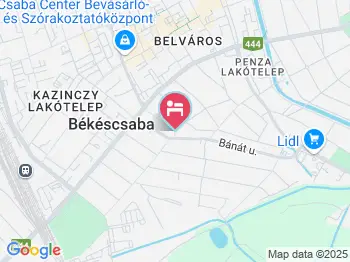 Alíz Vendégház Békéscsaba a térképen