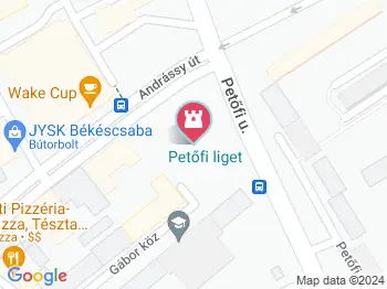 Angyalos-kút Békéscsaba a térképen