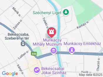 Az aradi vértanúk emlékére Békéscsaba a térképen