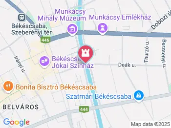 Ásító inas Békéscsaba a térképen