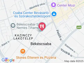 Ati Pizzája Békéscsaba a térképen