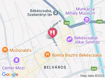 Club Babylon Békéscsaba a térképen