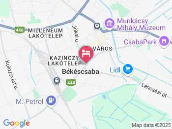 Bartók Apartman Békéscsaba a térképen
