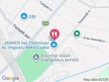 Boróka Borozó Békéscsaba a térképen