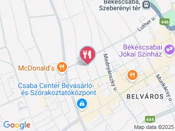 Brill Bisztró Békéscsaba a térképen