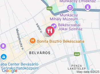 Cafe Frei Békéscsaba a térképen