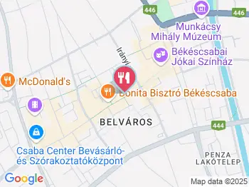 Cakaj Pékség Békéscsaba a térképen