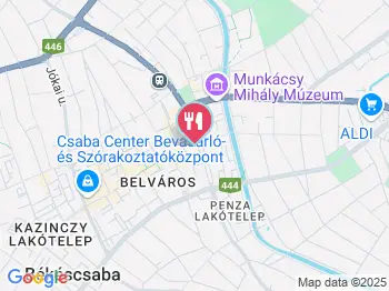 Duna Döner Békéscsaba a térképen