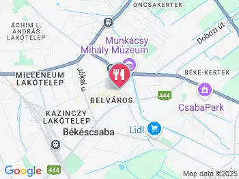 Halcentrum Vendéglő Békéscsaba a térképen