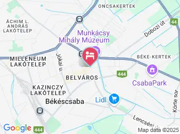 Hotel Fiume Békéscsaba a térképen