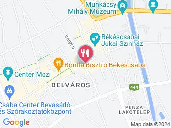 Hóvirág Fagylaltbár Békéscsaba a térképen