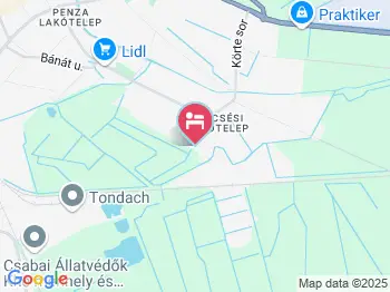 Katica Vendégház Békéscsaba a térképen