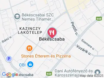 Kiskézműves Cukrászda Békéscsaba a térképen