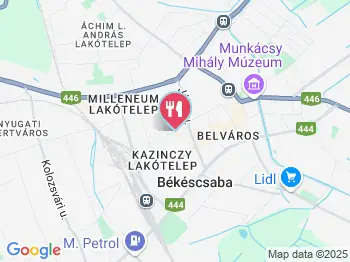 Király Vendéglő Békéscsaba a térképen