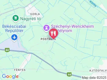 Mókus Csárda Békéscsaba a térképen