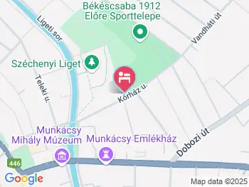 Munkácsy Hotel Békéscsaba a térképen