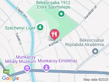 Munkácsy Hotel étterme Békéscsaba a térképen