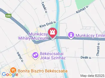 Munkácsy Mihály Múzeum Békéscsaba a térképen