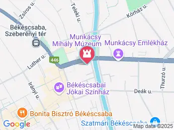 Munkácsy-negyed Békéscsaba a térképen