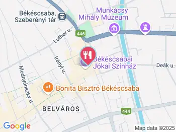 Művész Kávéház Békéscsaba a térképen