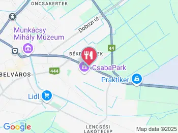 Panoráma Wellness Hotel étterme Békéscsaba a térképen