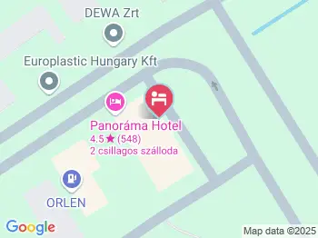 Panoráma Étterem és Hotel Békéscsaba a térképen