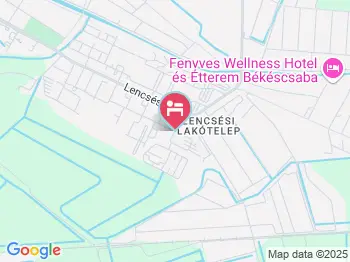 Réti Panzió Békéscsaba a térképen
