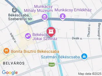 Rőzsehordó nő-szobor Békéscsaba a térképen