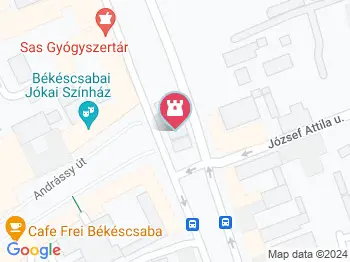 Szent István szobor Békéscsaba a térképen