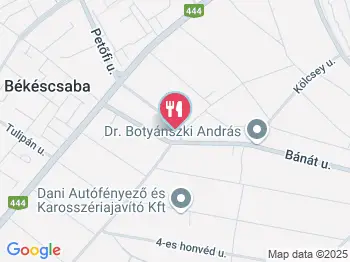 Szkaliczki Vendéglő Békéscsaba a térképen