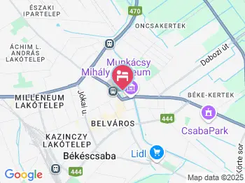 Szlovák Panzió Békéscsaba a térképen