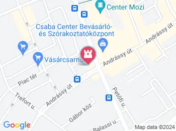 Trianon-emlékmű Békéscsaba a térképen