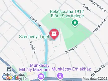 Új zsinagóga Békéscsaba a térképen