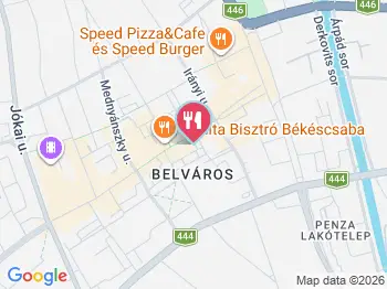 VaBene Fagylalt és Desszert Műhely Békéscsaba a térképen