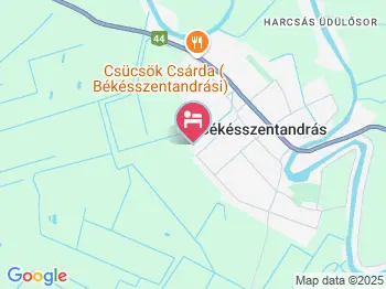 Horváth Nyaraló Békésszentandrás a térképen
