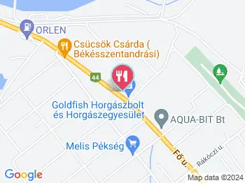 Kerti Büfé Békésszentandrás a térképen