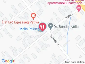 Melis Pékség Békésszentandrás a térképen