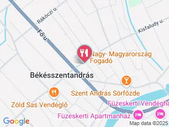 Nagy-Magyarország Fogadó Étterme Békésszentandrás a térképen