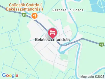 Petneházi Nyaraló Békésszentandrás a térképen