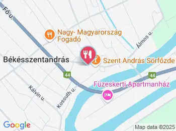 Rózsa Sörkert Békésszentandrás a térképen