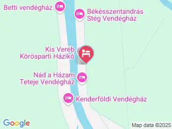 Siratói Nyaraló 15. Békésszentandrás a térképen