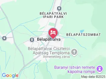 Tök-Ász Vendégház Bélapátfalva a térképen