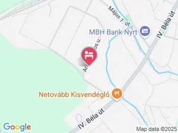 Viola Apartman Bélapátfalva a térképen